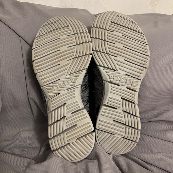 EUC Skechers Women's Dual Lite Gray Sneakers Size 7.5 Wide - Picture 11 of 13